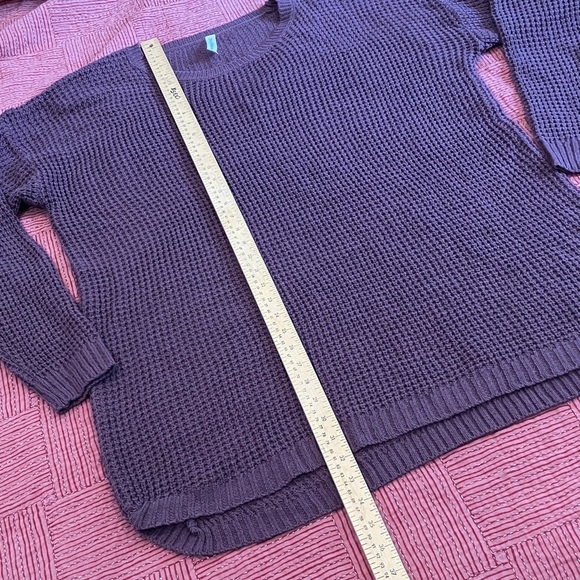 Women’s 3XL Zenana Premium waffle Knit Sweater in Dusty Rose - Picture 10 of 11